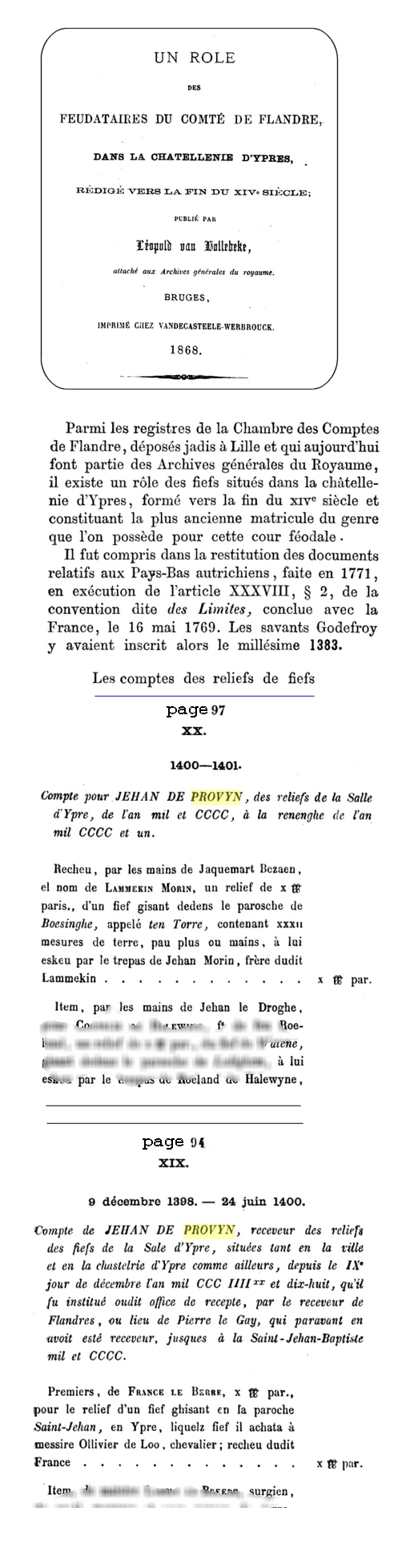 Jehan de Provyn